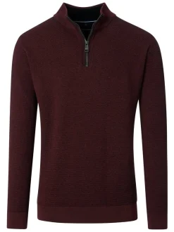 CASAMODA Herren Troyer - Basic in bordeaux