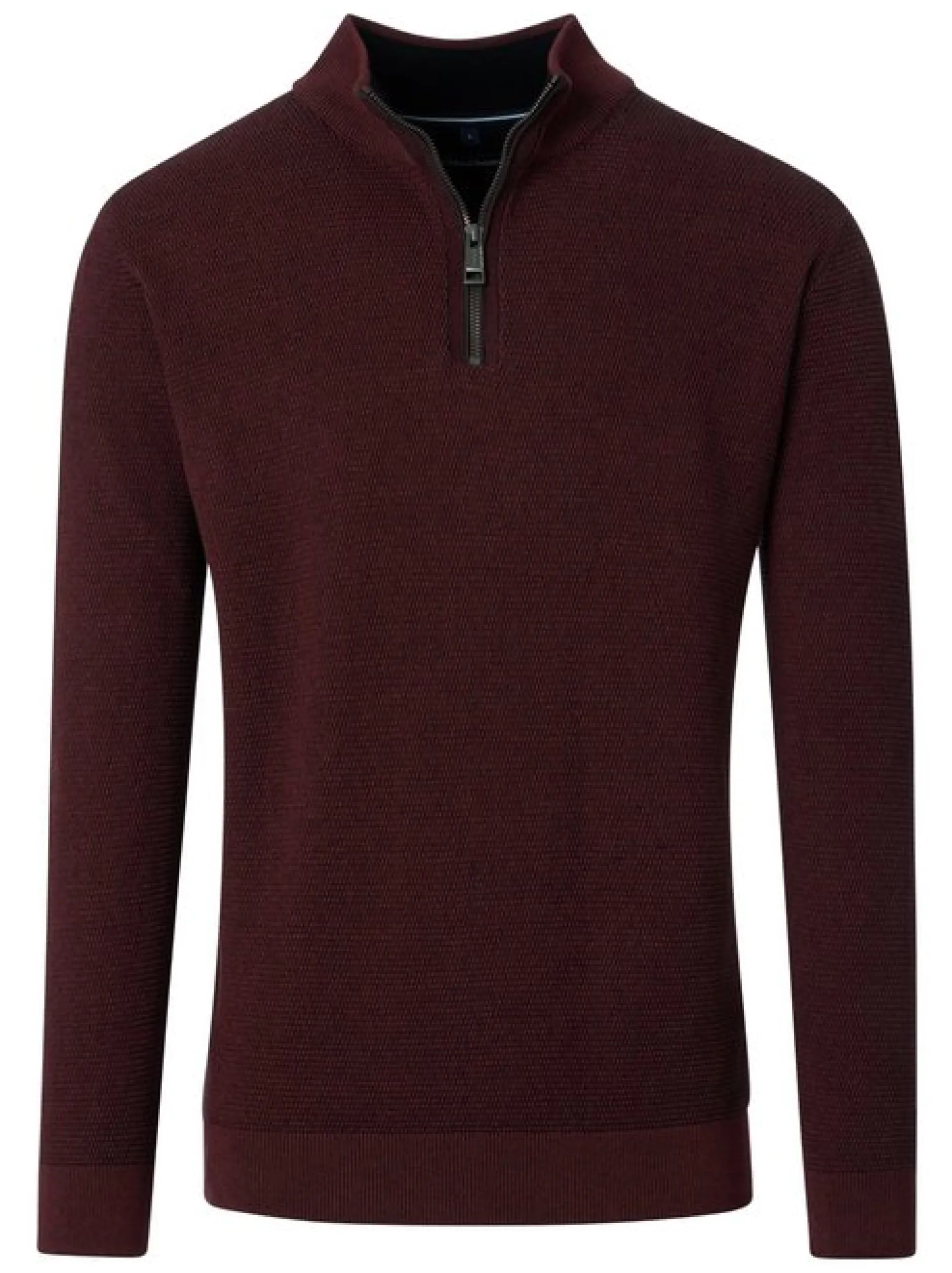 CASAMODA Herren Troyer - Basic in bordeaux
