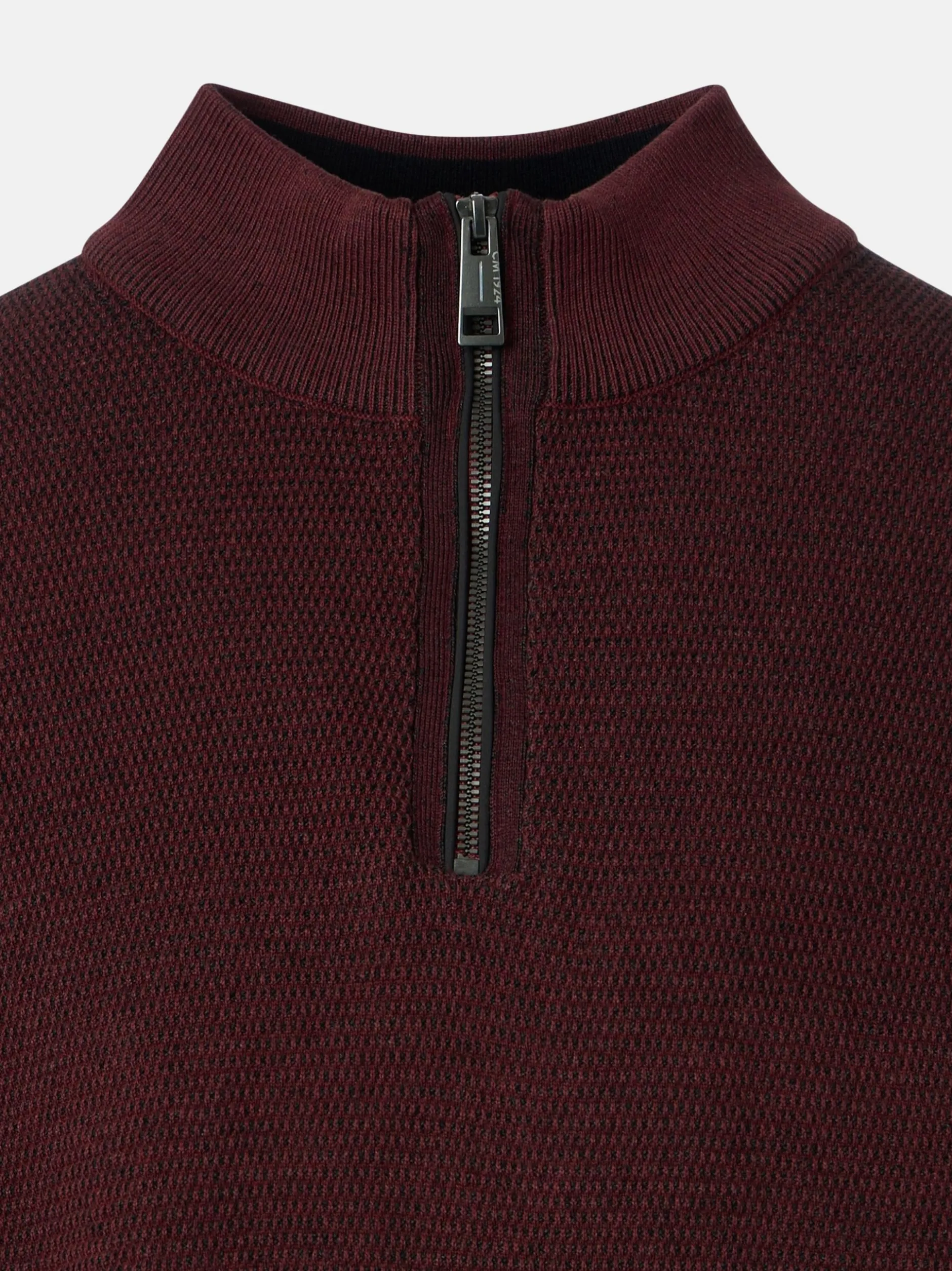 CASAMODA Herren Troyer - Basic in bordeaux