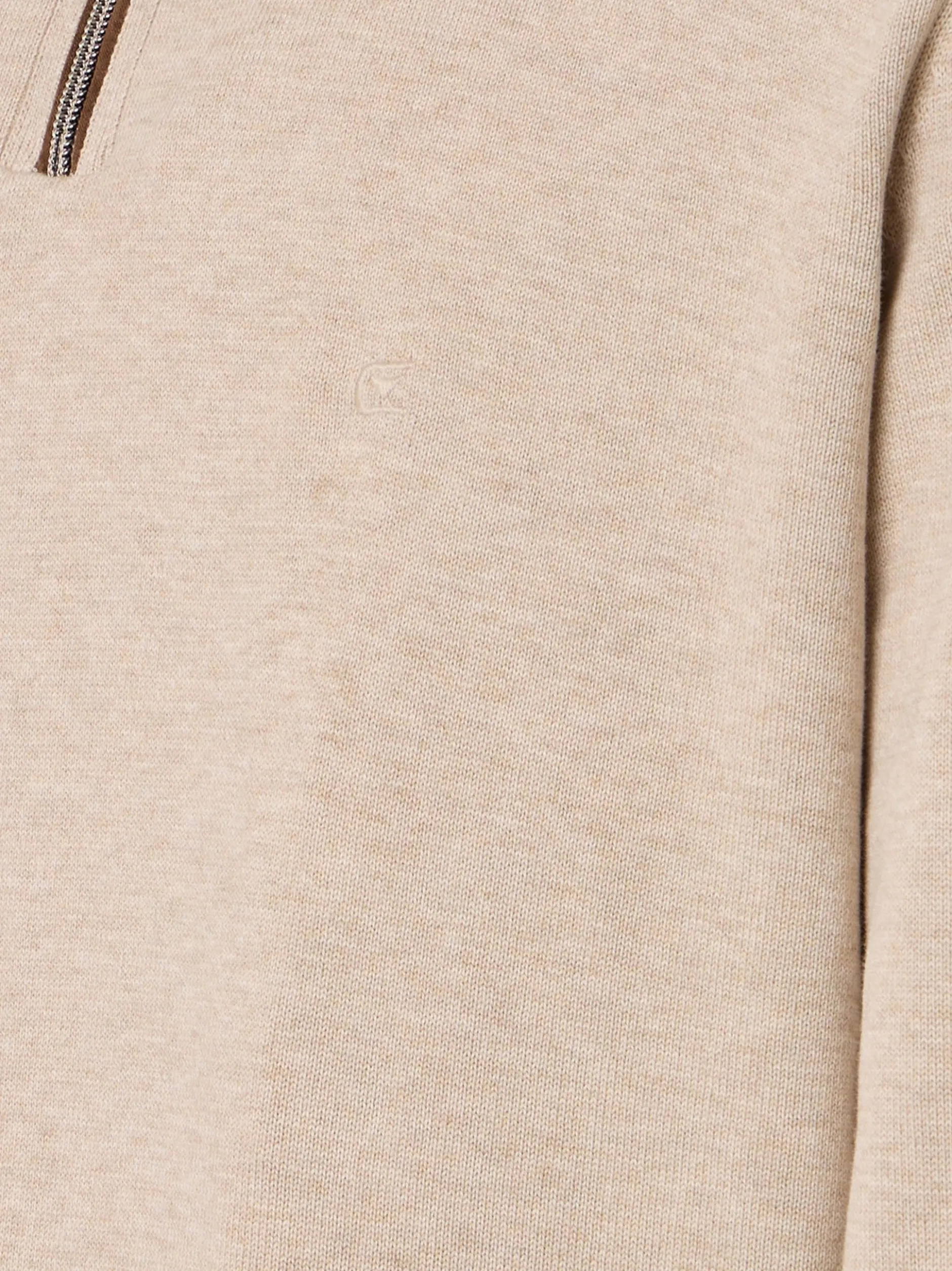 CASAMODA Herren Troyer - Basic in beige - Ärmel: langarm