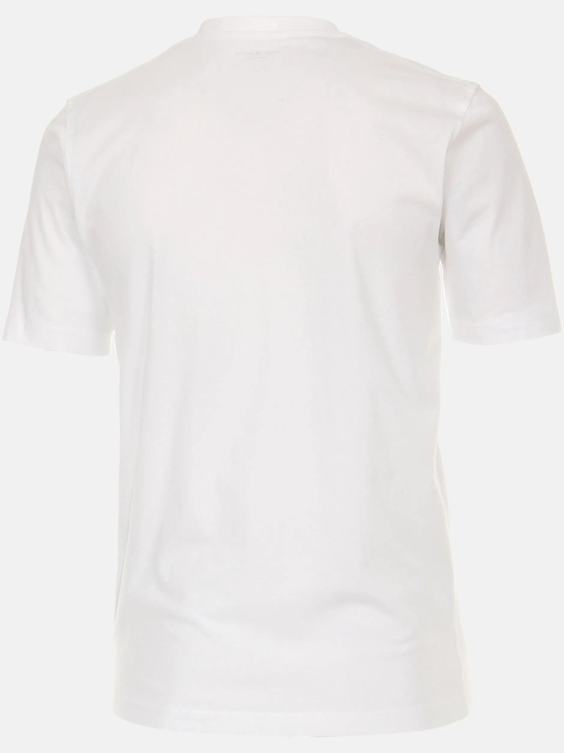 CASAMODA Herren T-Shirt - 2er Pack Basic in weiß