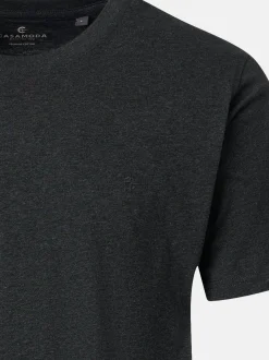 CASAMODA Herren T-Shirt - 3er Pack Basic in blau