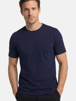 CASAMODA Herren T-Shirt - 2er-Pack in marine blau