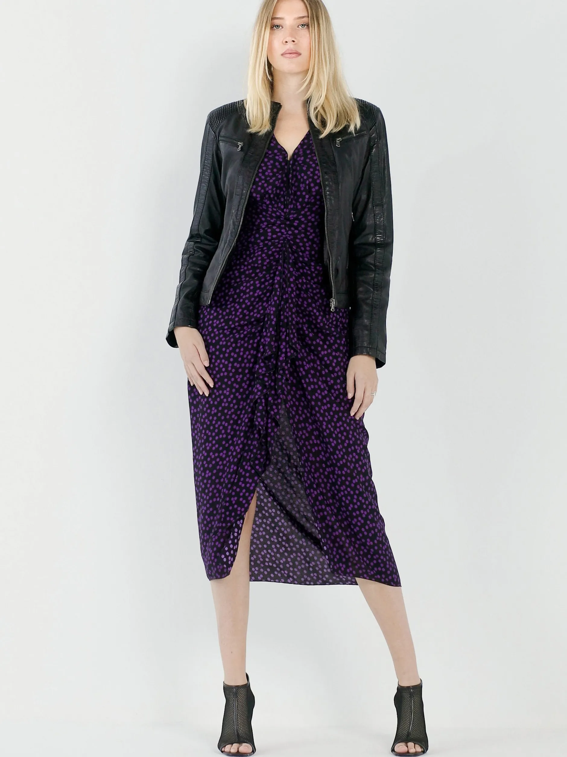 CBL Damen Lederjacke in schoko