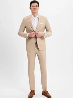 CG - CLUB of GENTS Herren - Baukasten Anzughose - Cedric in beige