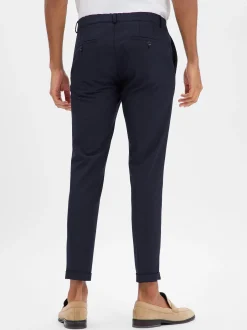 CG - CLUB of GENTS Herren Baukasten-Hose mit Woll-Anteil - Cory in marine
