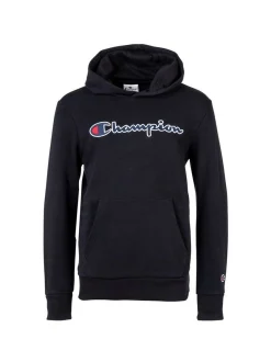 Champion Unisex Hoodie in schwarz - Ausschnitt: Rundhals
