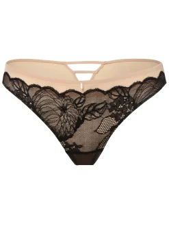 Chantelle Damen Slip in beige schwarz