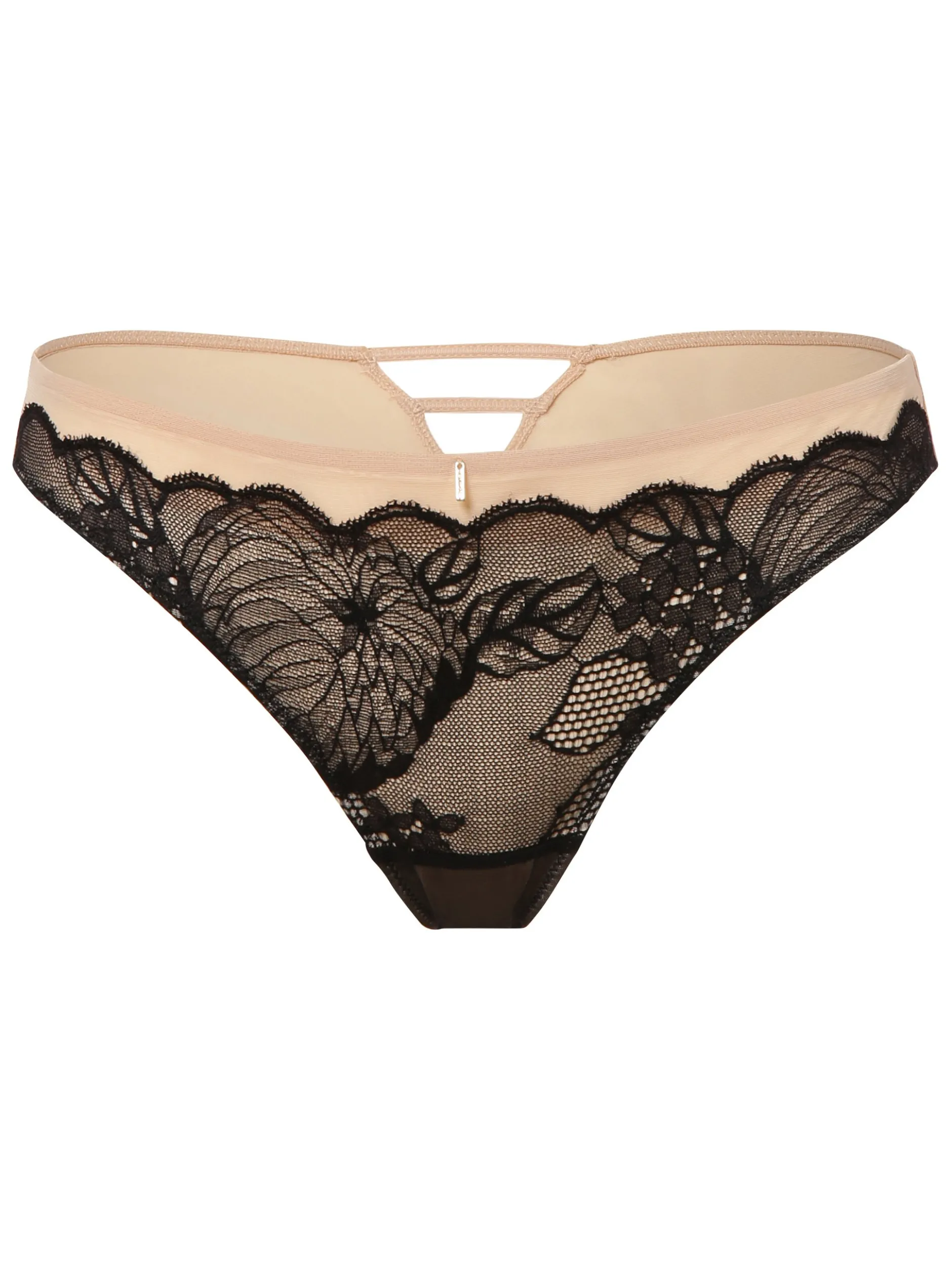 Chantelle Damen Slip in beige schwarz