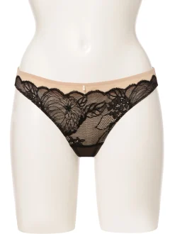 Chantelle Damen Slip in beige schwarz