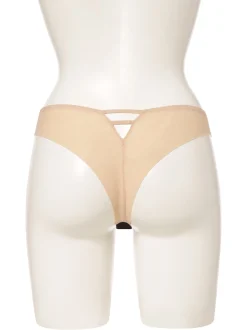 Chantelle Damen Slip in beige schwarz