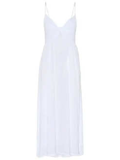 Chiemsee Damen Kleid in weiß - Ausschnitt: V-Ausschnitt