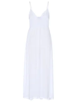 Chiemsee Damen Kleid in weiß - Ausschnitt: V-Ausschnitt