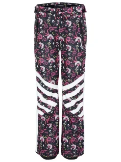 Chiemsee Damen Skihose in schwarz mehrfarbig