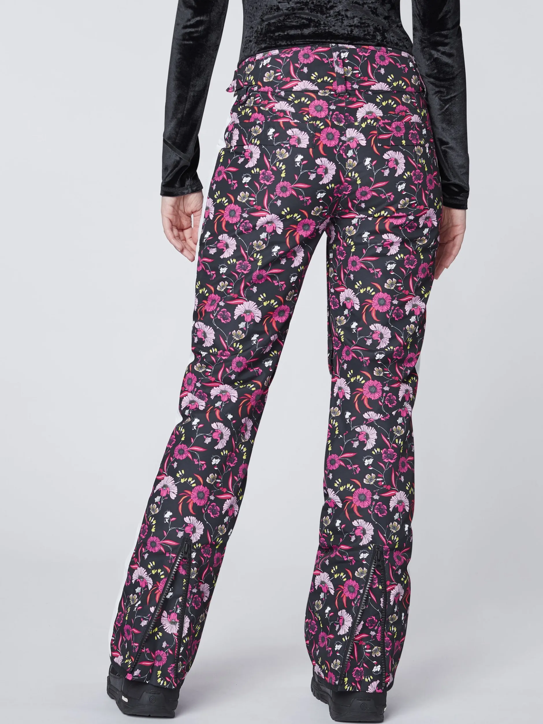 Chiemsee Damen Skihose in schwarz mehrfarbig