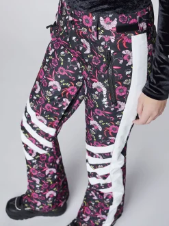 Chiemsee Damen Skihose in schwarz mehrfarbig