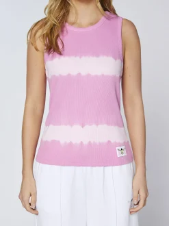 Chiemsee Damen Tanktop in lila - Ausschnitt: Rundhals