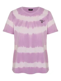 Chiemsee Damen T-Shirt in lila - Ausschnitt: Rundhals