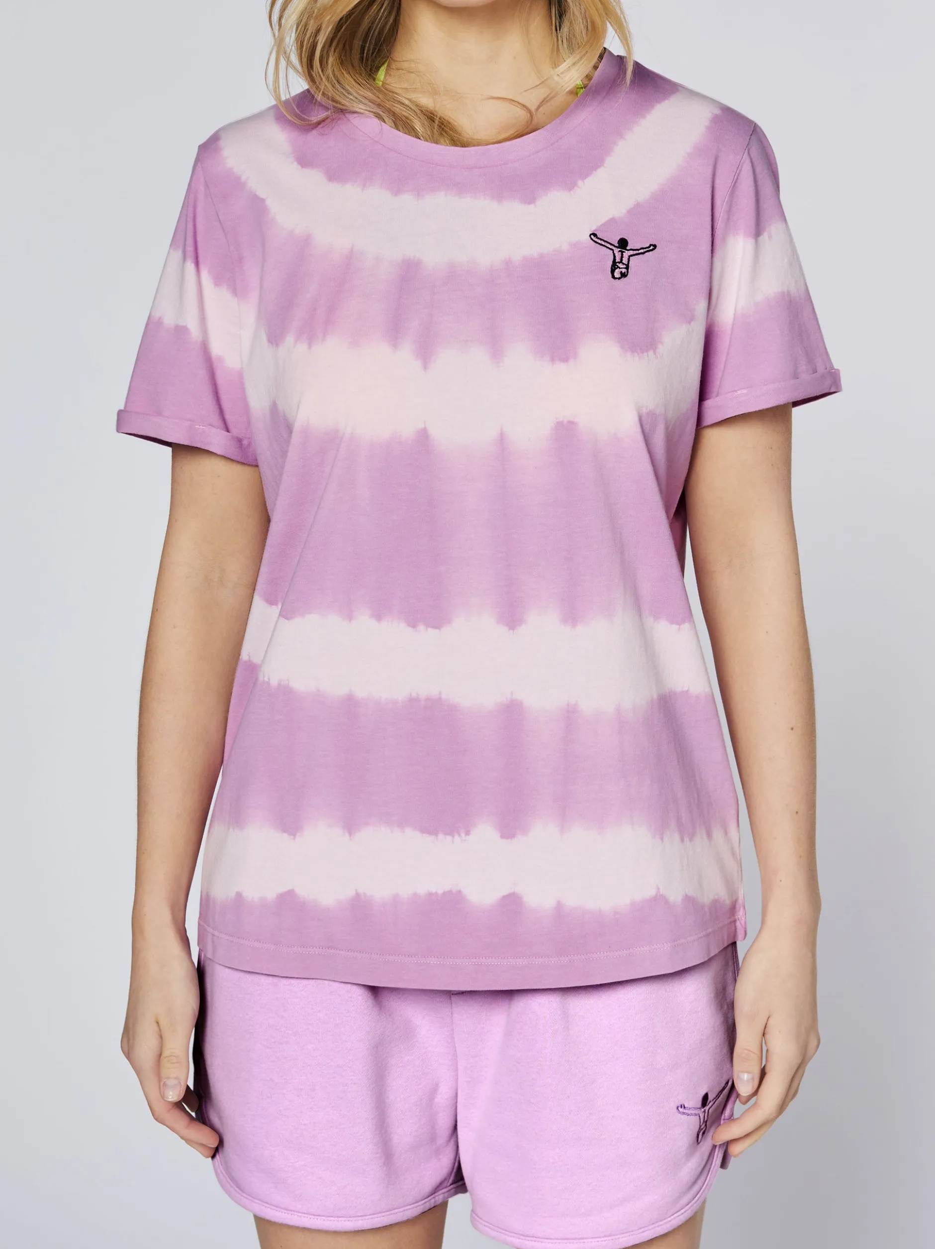 Chiemsee Damen T-Shirt in lila - Ausschnitt: Rundhals