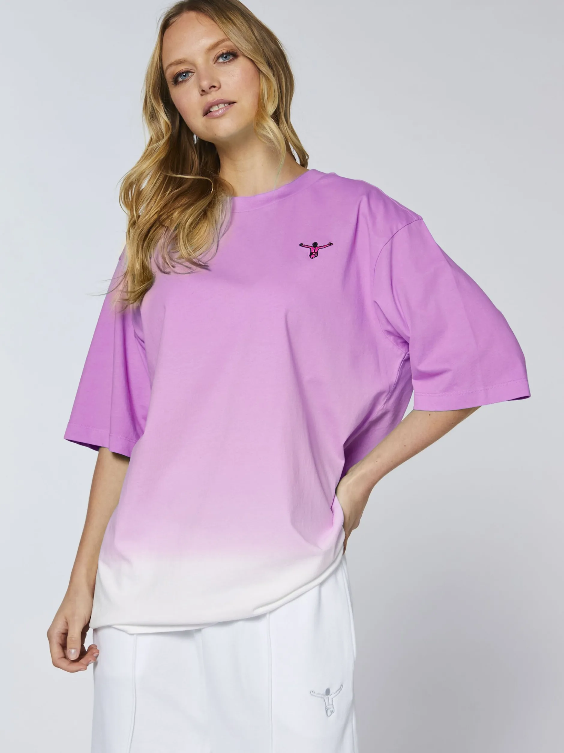 Chiemsee Damen T-Shirt in lila - Ausschnitt: Rundhals