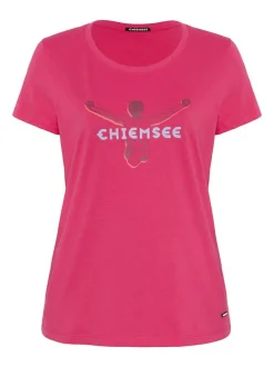 Chiemsee Damen T-Shirt in pink - Ausschnitt: Rundhals