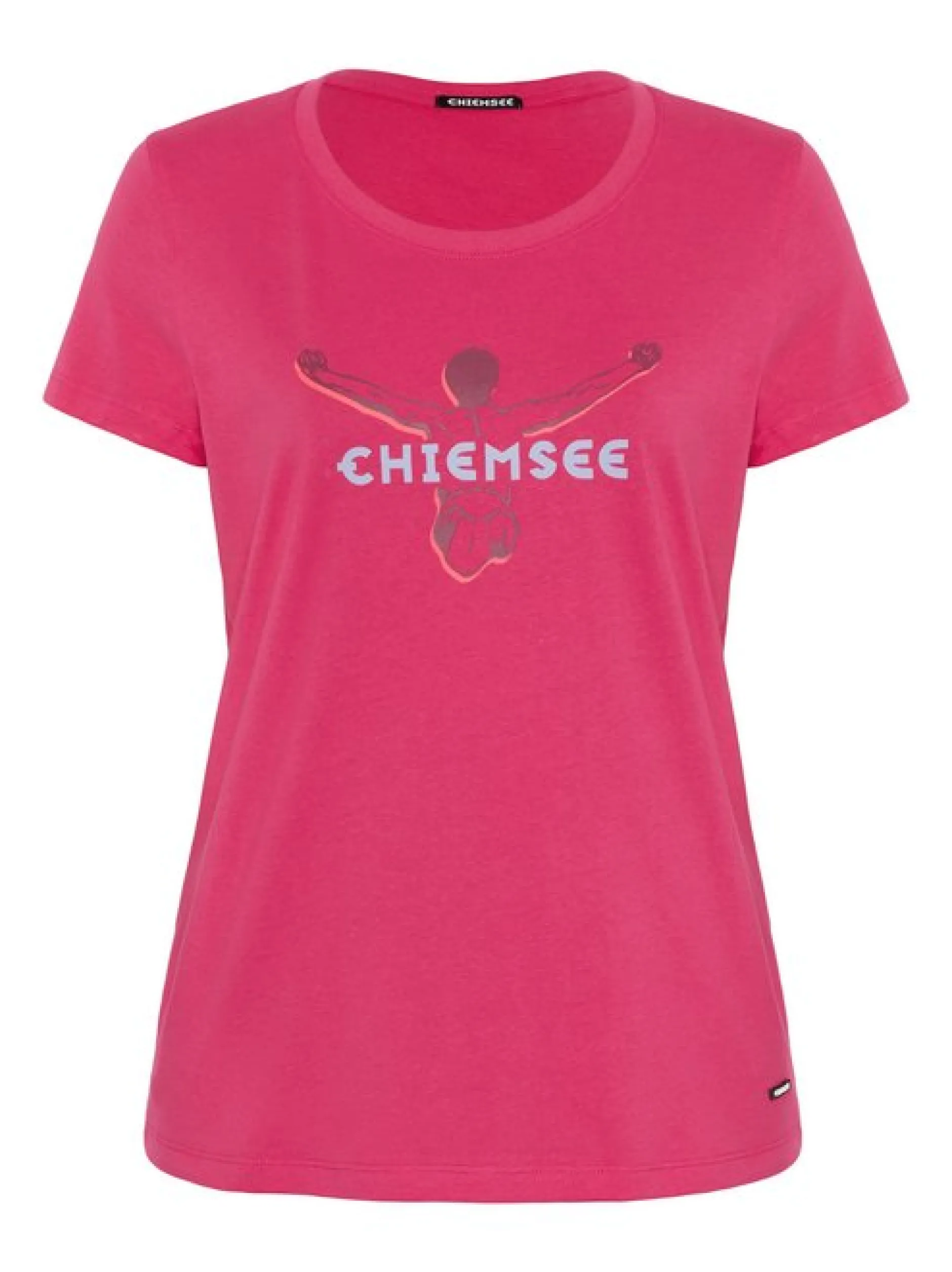 Chiemsee Damen T-Shirt in pink - Ausschnitt: Rundhals