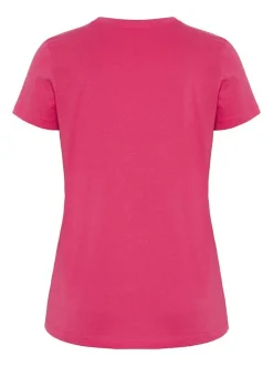 Chiemsee Damen T-Shirt in pink - Ausschnitt: Rundhals