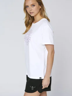 Chiemsee Damen T-Shirt in weiß - Ausschnitt: Rundhals