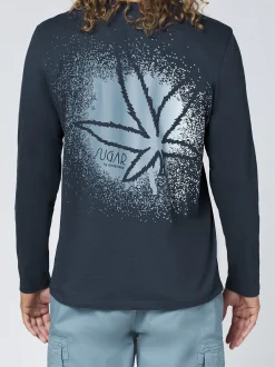 Chiemsee Herren Langarmshirt in blau - Ärmel: langarm