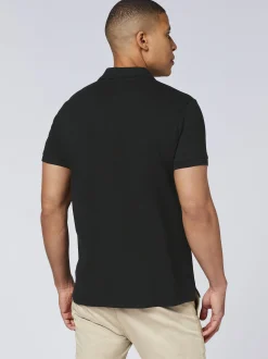Chiemsee Herren Poloshirt in schwarz - Ärmel: kurzarm