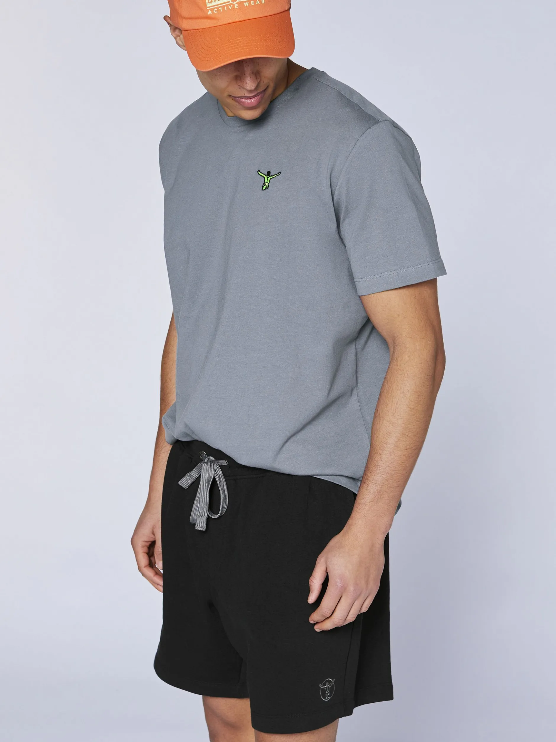 Chiemsee Herren T-Shirt in blau - Ausschnitt: Rundhals