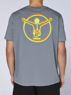 Chiemsee Herren T-Shirt in blau - Ausschnitt: Rundhals