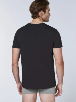 Chiemsee Herren T-Shirt in schwarz - Ärmel: kurzarm
