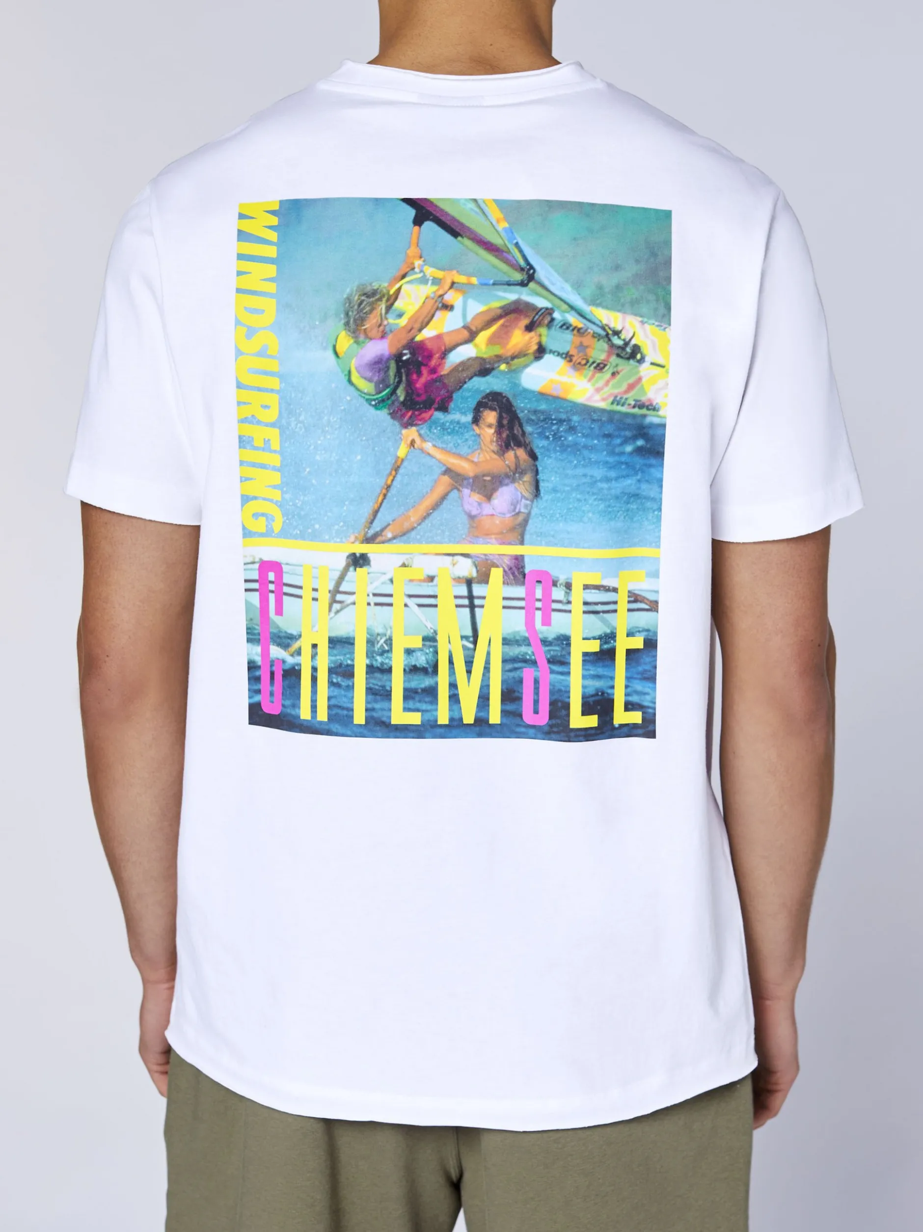 Chiemsee Herren T-Shirt in weiß - Ausschnitt: Rundhals