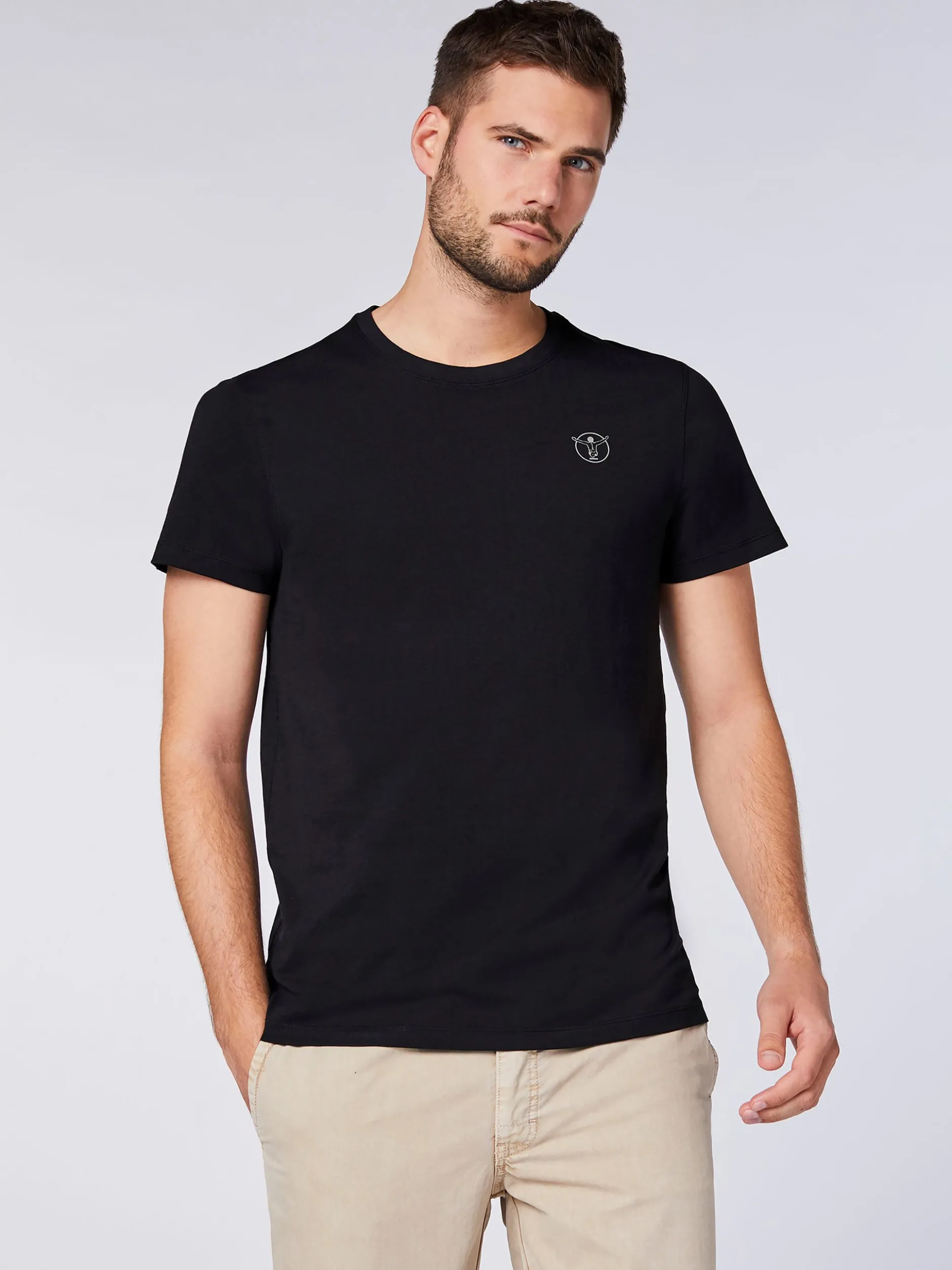 Chiemsee Herren T-Shirts in schwarz - Ärmel: kurzarm