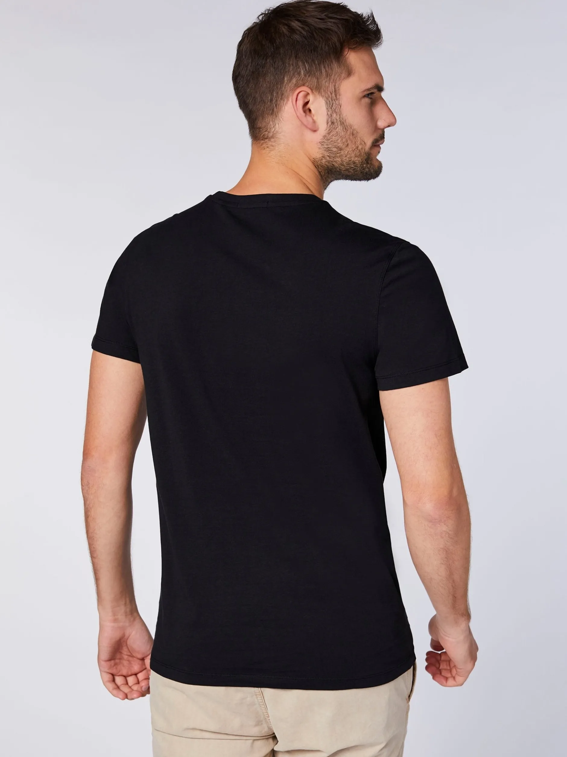 Chiemsee Herren T-Shirts in schwarz - Ärmel: kurzarm