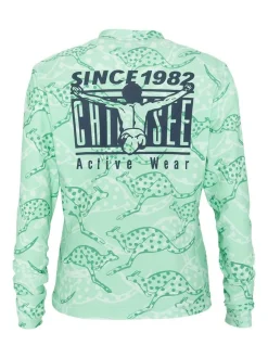 Chiemsee Jungen UV-Badeshirt in grün - Länge: midi