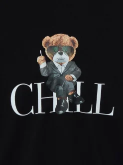 Chill Pill Herren T-Shirt - Luxury Bear in schwarz