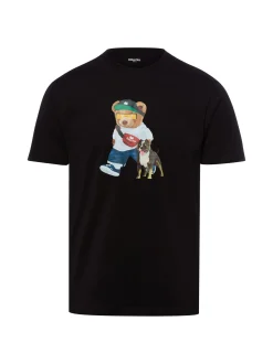 Chill Pill Herren T-Shirt - Walking Bear in schwarz mehrfarbig