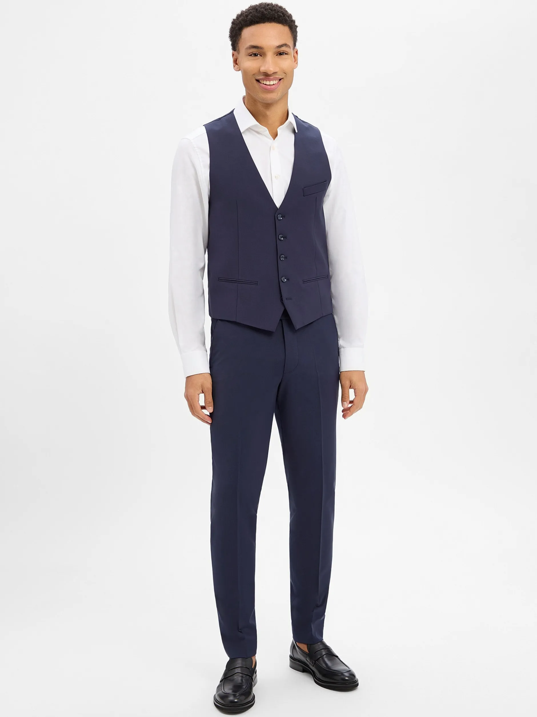 Cinque Herren Baukasten-Hose - CICastello-H in marine