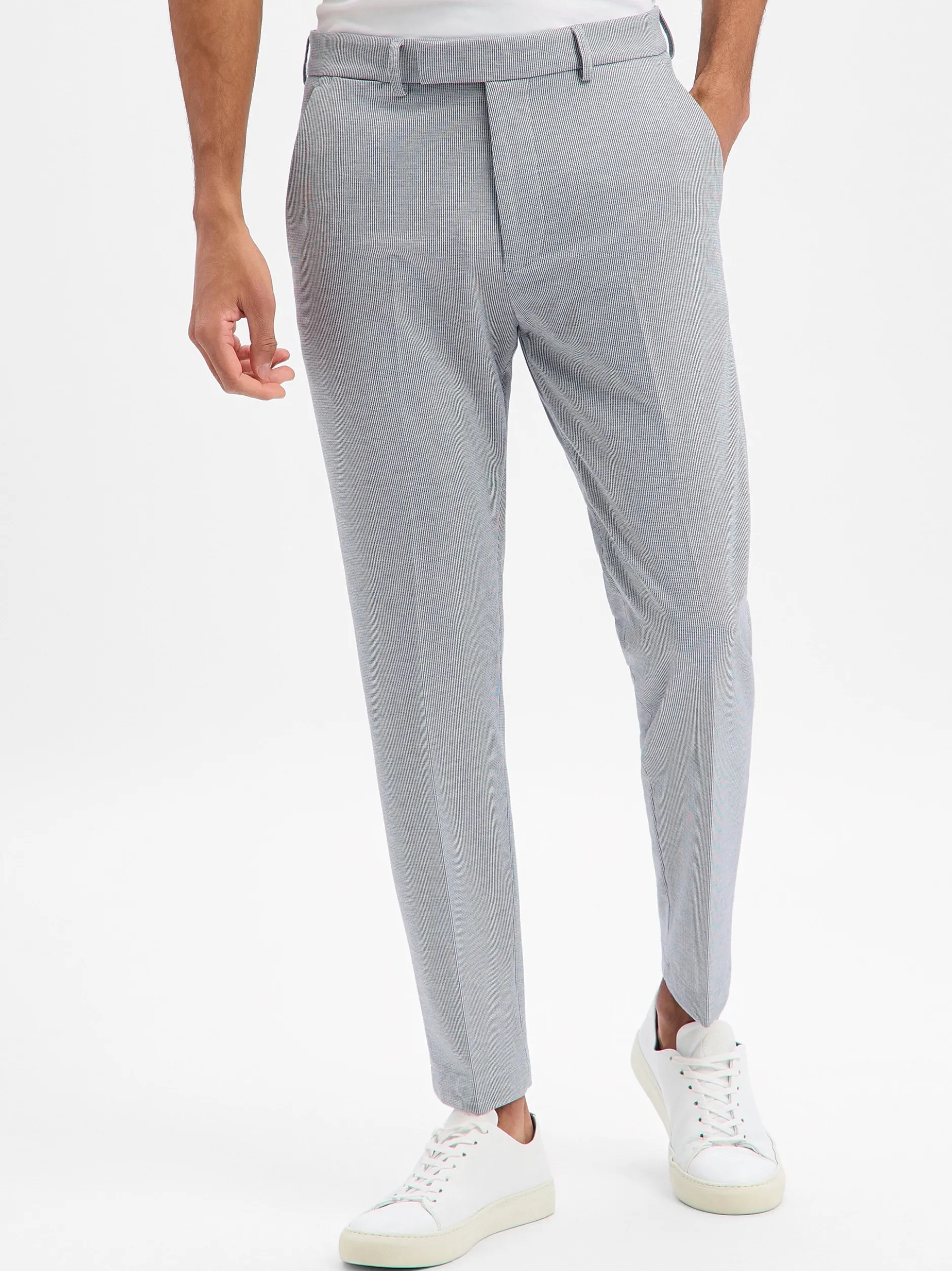 Cinque Herren Baukasten-Hose - CIBeppe in grau ecru