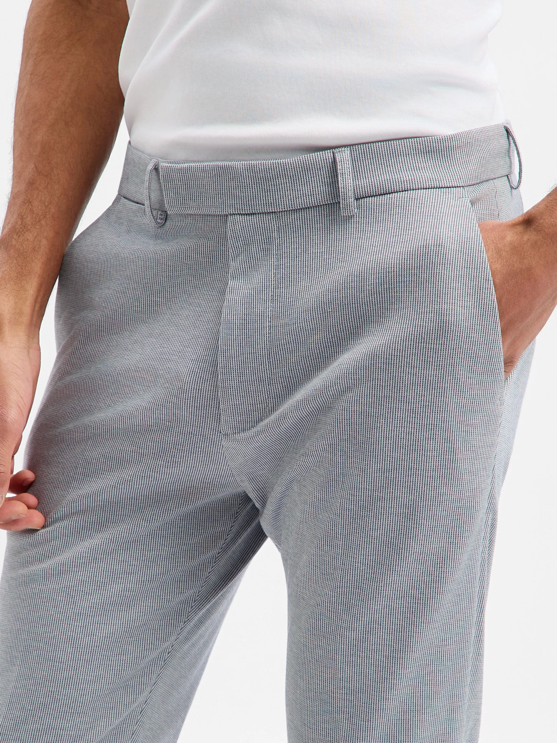Cinque Herren Baukasten-Hose - CIBeppe in grau ecru