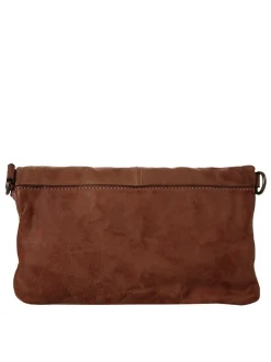 Cluty Damen Abendtasche in cognac
