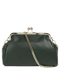 Cluty Damen Abendtasche in grün