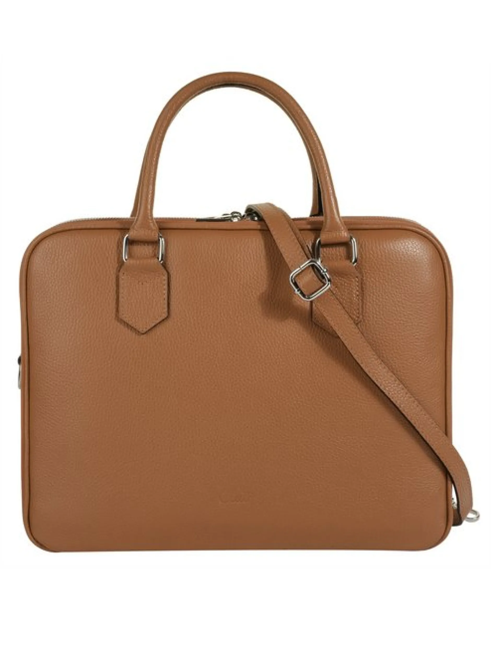 Cluty Damen Aktentasche in cognac
