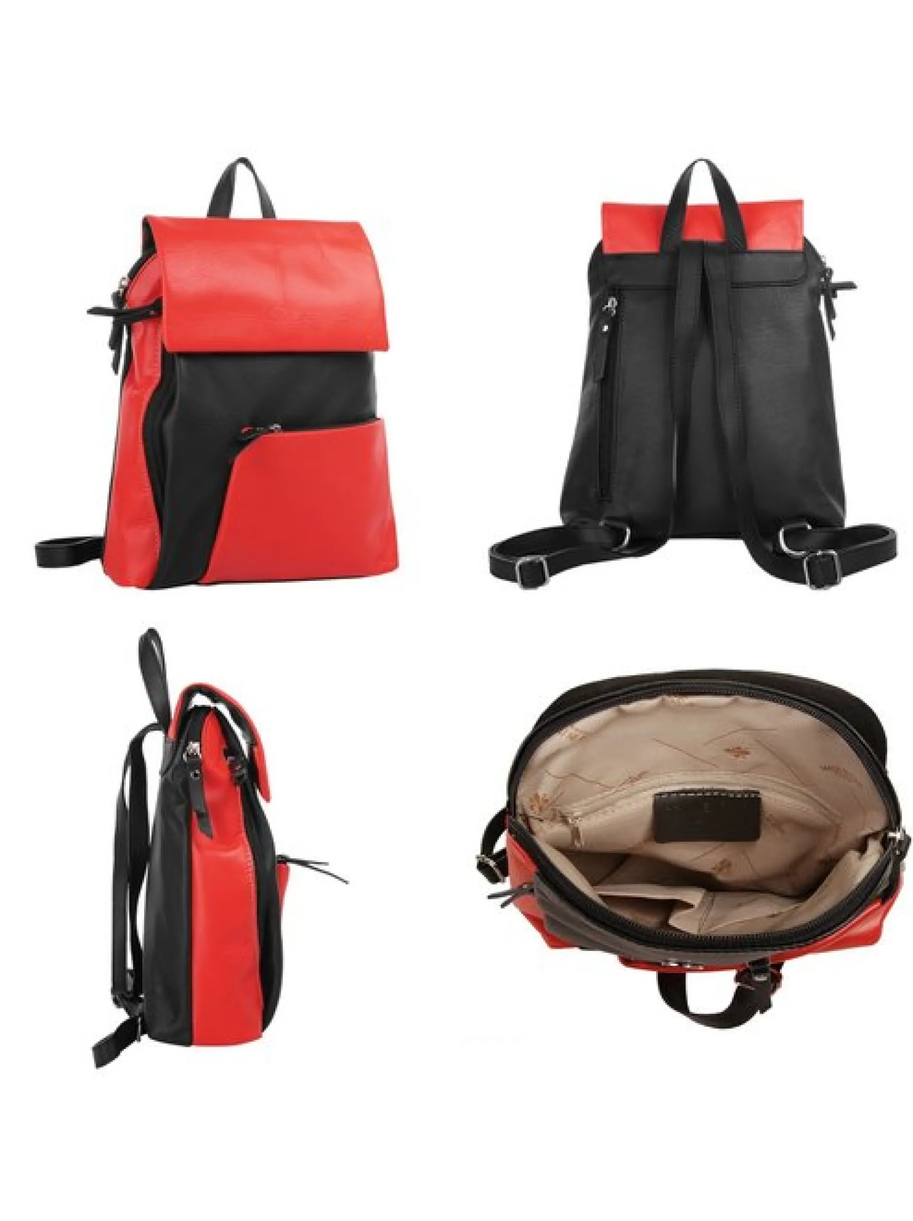 Cluty Damen Cityrucksack in rot