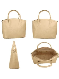 Cluty Damen Handtasche in beige