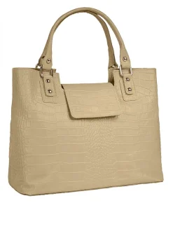 Cluty Damen Handtasche in beige