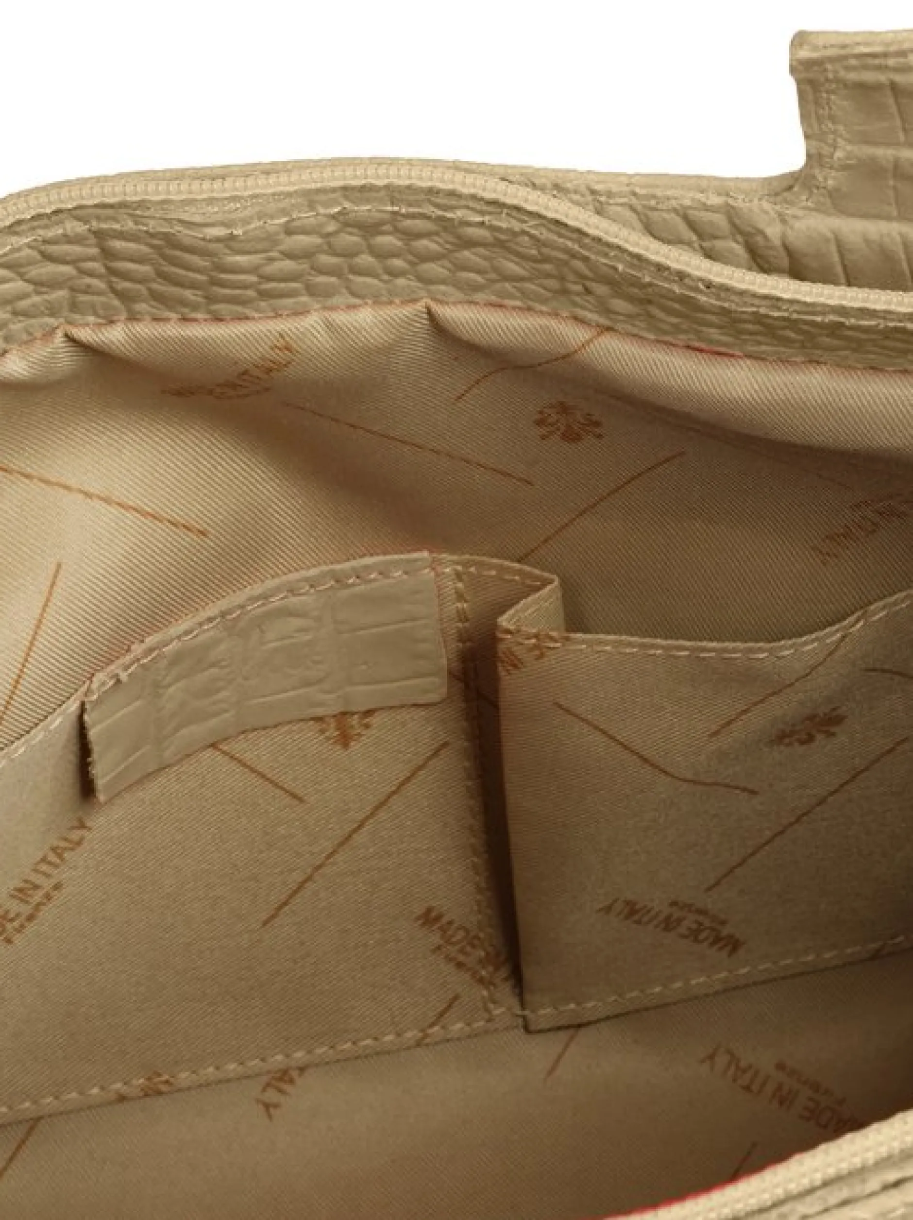 Cluty Damen Handtasche in beige