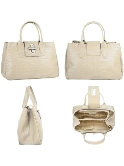 Cluty Damen Handtasche in beige
